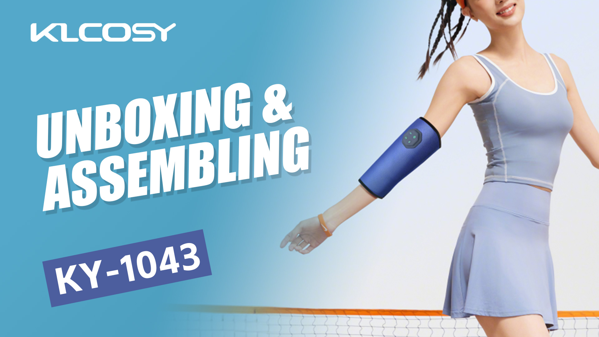 Unboxing video for Arm/Calf Massager KY1011